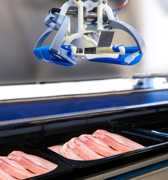RoboBatcher Flex intelligent meat batching system