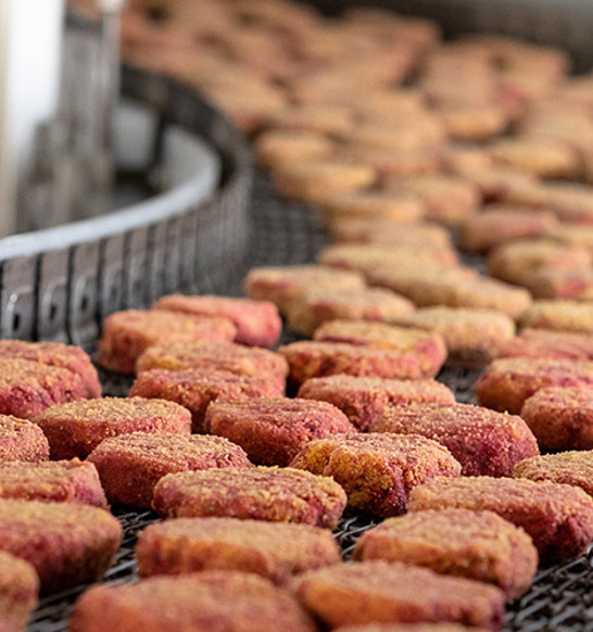 JBT Marel Freezer Nuggets Plant Based