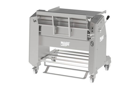 MAJA ESM 5800 offene Entschwartungsmaschine extrabreite Schnittbreite