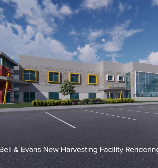 Bell & Evans New Harvesting Facility Rendering
