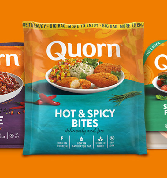 Quorn Products Header