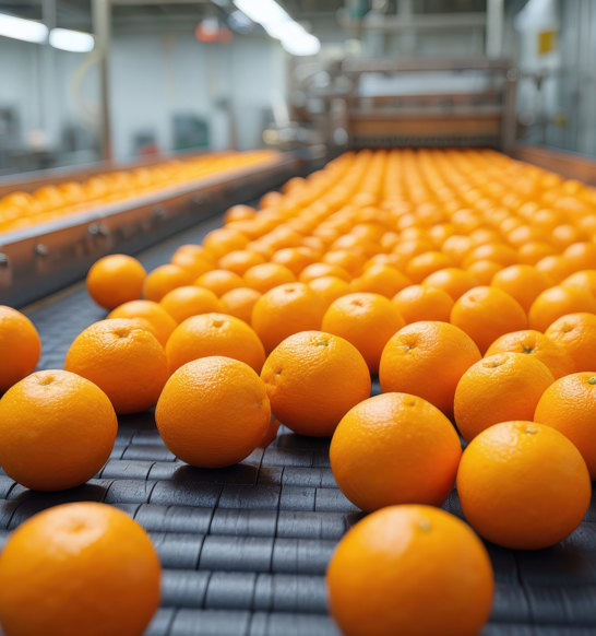 Orange Processing Reception And Handling