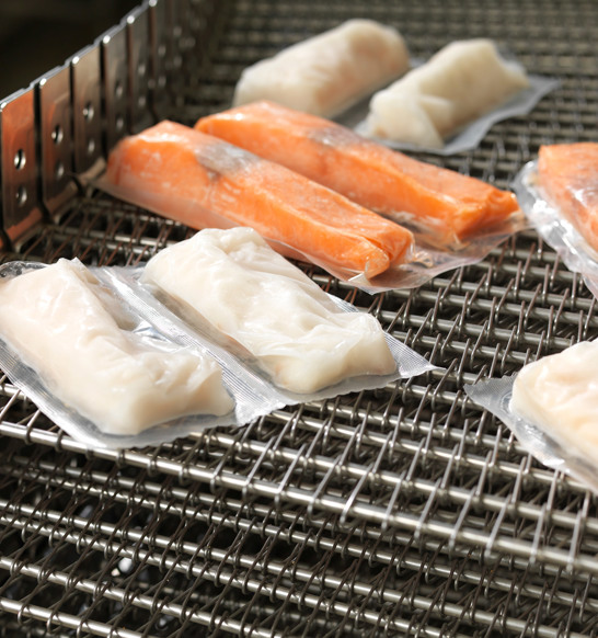 Pack Frozen Fish Spiral Freezing