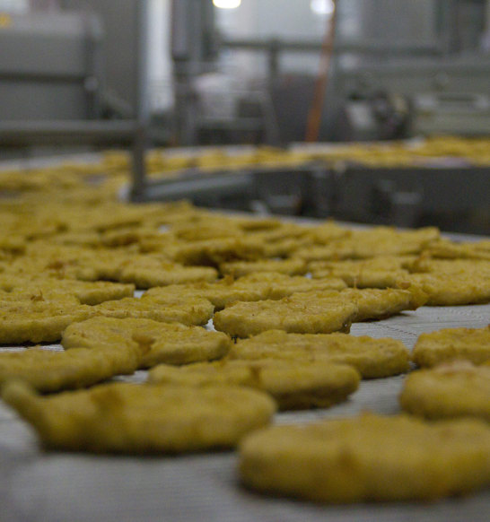 Flattening Battered And Breaded Products