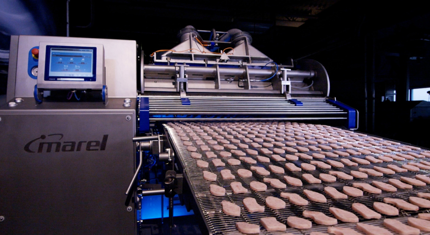 Marel Revoportioner 1000 Low Pressure Forming Chicken Nuggets (1)